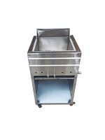 Freidor En Acero Con Bodega Quemador Industrial - Imagen 4